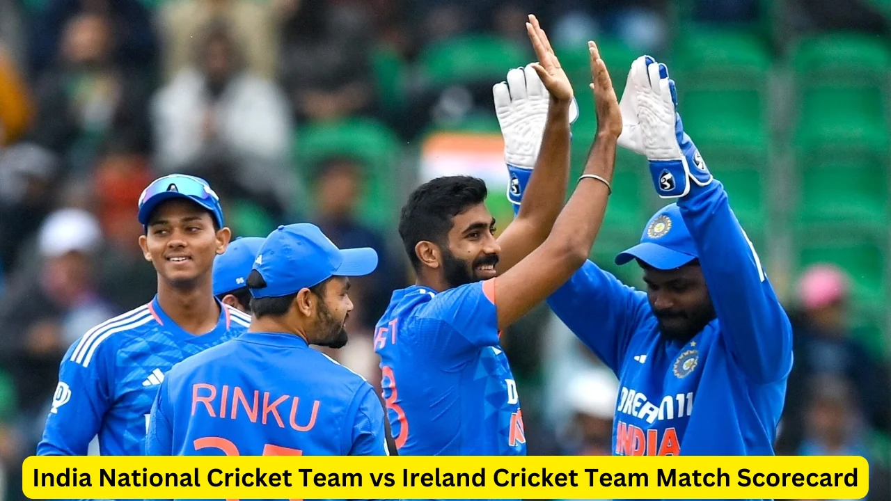 India National Cricket Team vs Ireland Cricket Team Match Scorecard